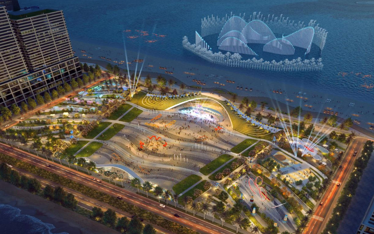 Quảng trường lễ hội biển Cần Giờ lớn nhất dự án